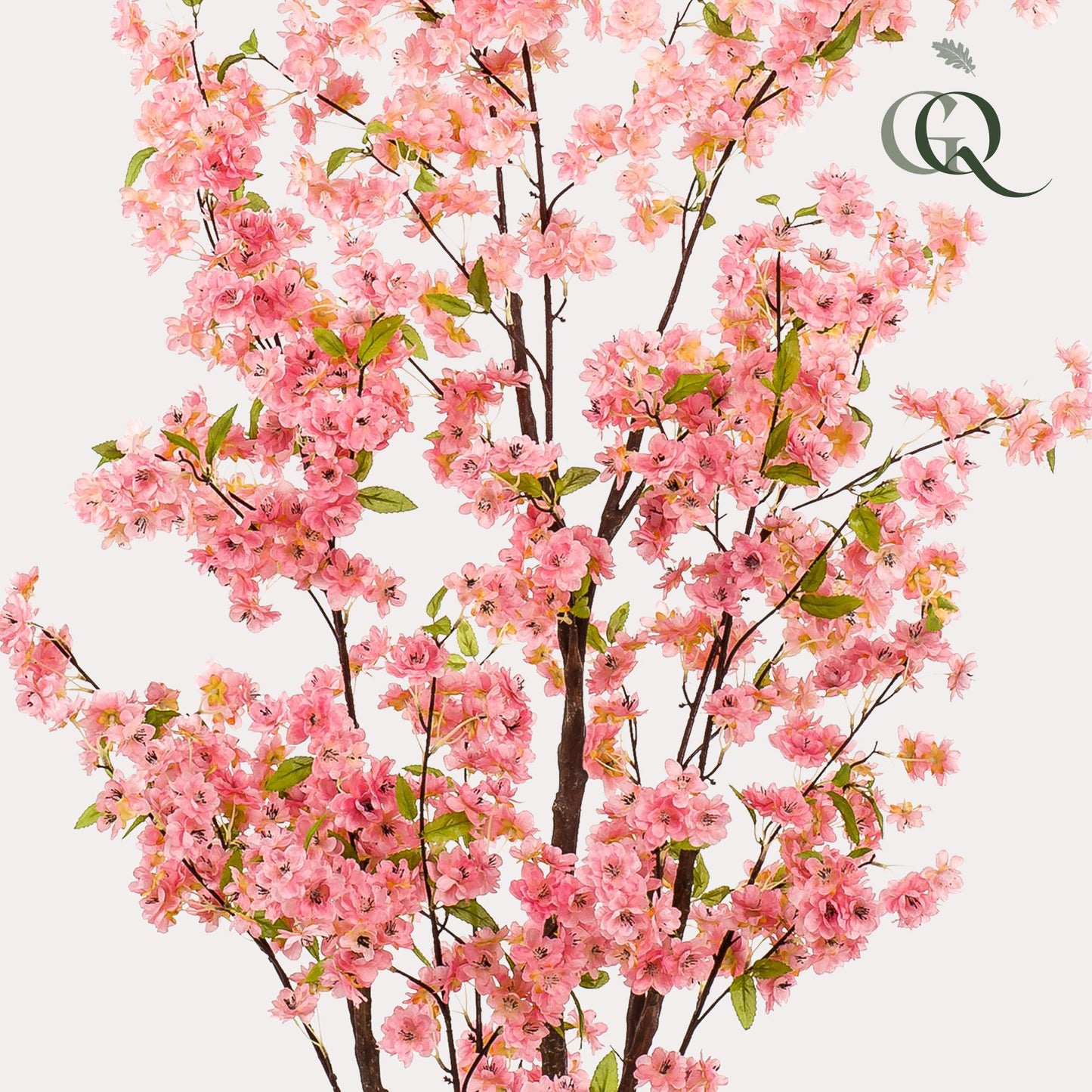 Pianta artificiale - Prunus - Fiore di ciliegio - Rosa - 175 cm