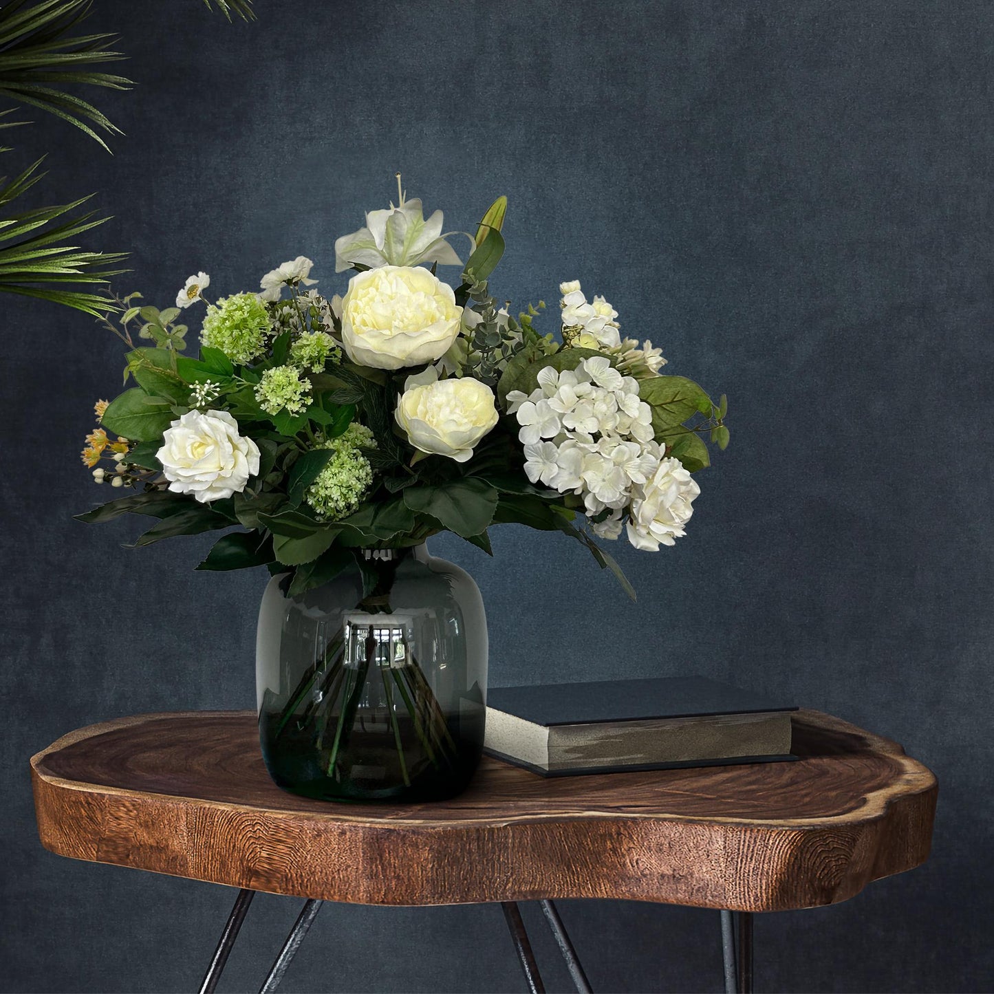 Fiori artificiali - Bouquet - M - White Dream - 60 cm