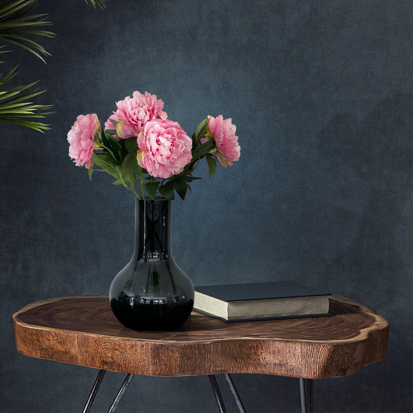 Fiori artificiali Solo - Rosa chiaro - Peonie - x 5 - 65 cm