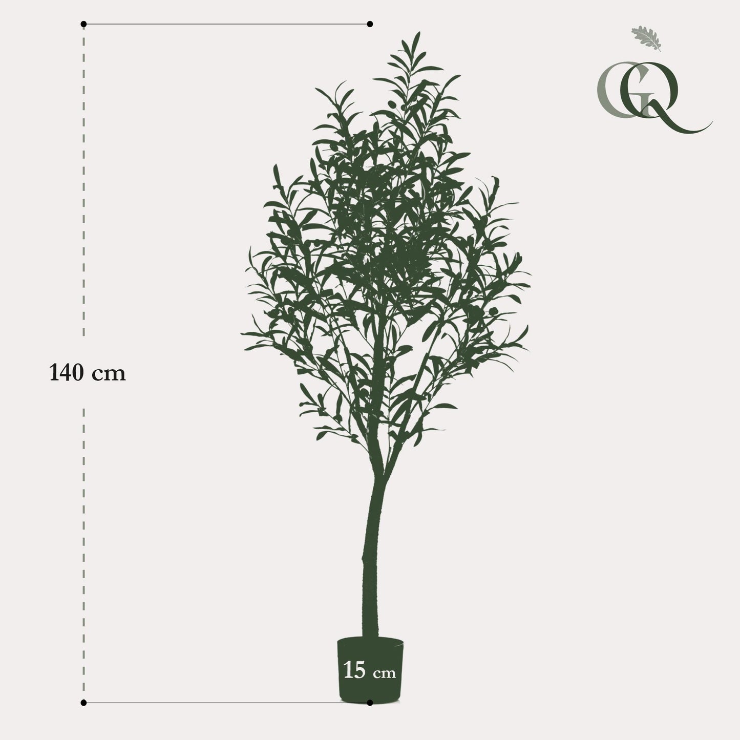 Ulivo artificiale - Olea europaea - Ulivo - 140 cm
