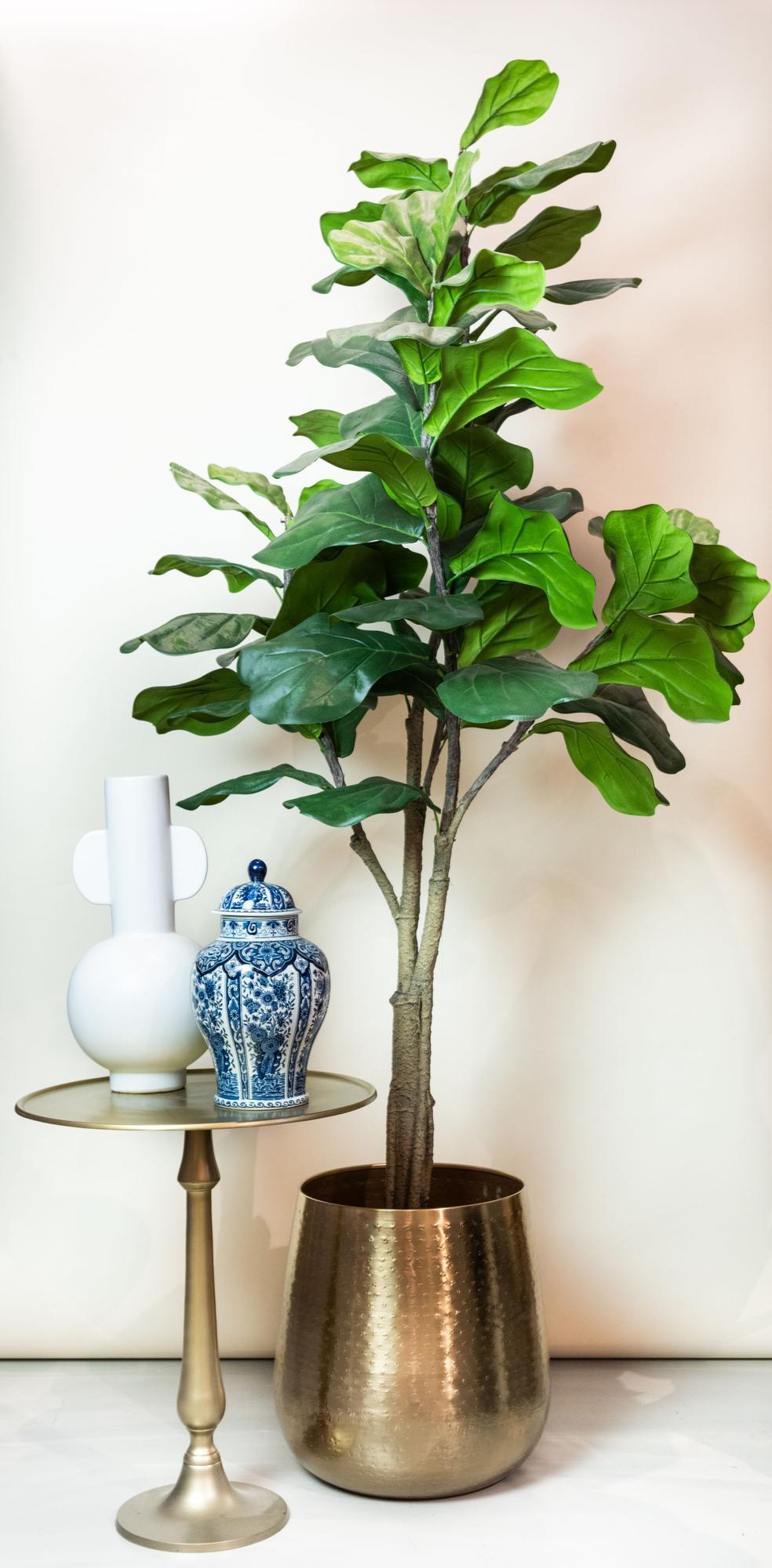 Pianta artificiale - Ficus Lyrata - Pianta di tabacco - 180 cm