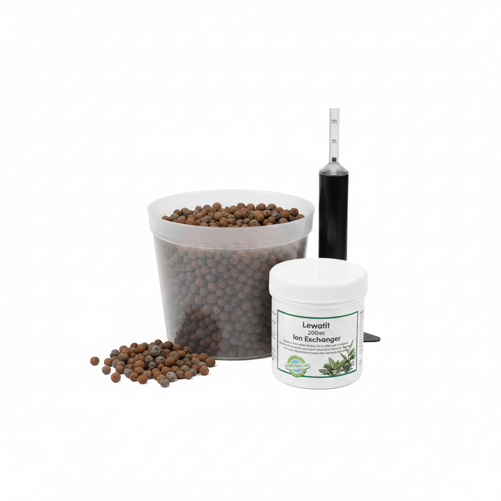 Hydrocultuur Startpakket M - argilla espansa, vaso interno, Lewatit, livellatore