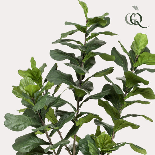 Pianta artificiale - Ficus Lyrata - Pianta di tabacco - 210cm