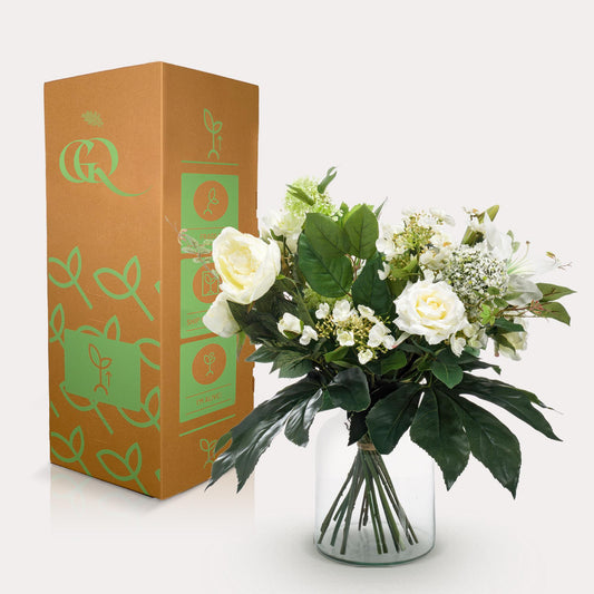 Fiori artificiali - Bouquet - M - White Dream - 60 cm