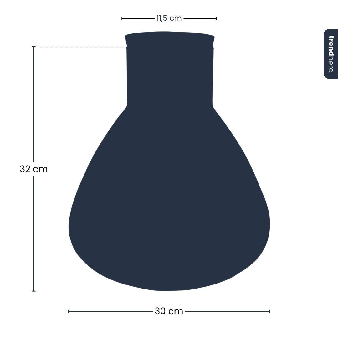 Terrarium bottle - Erlenmeyer XL with lighting in cork - 32 cm high