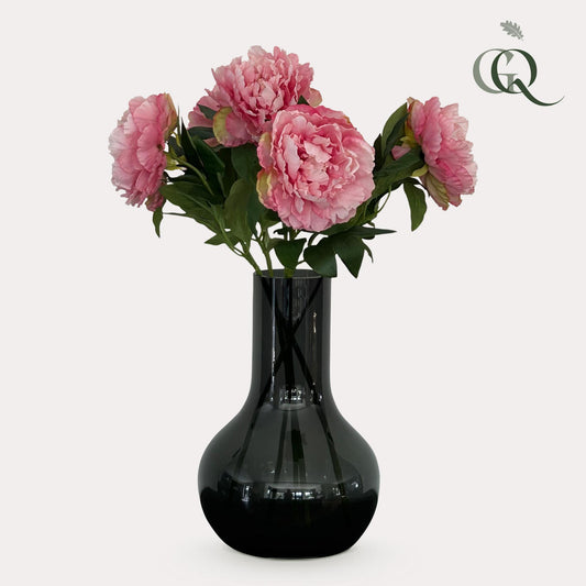Fiori artificiali Solo - Rosa chiaro - Peonie - x 5 - 65 cm