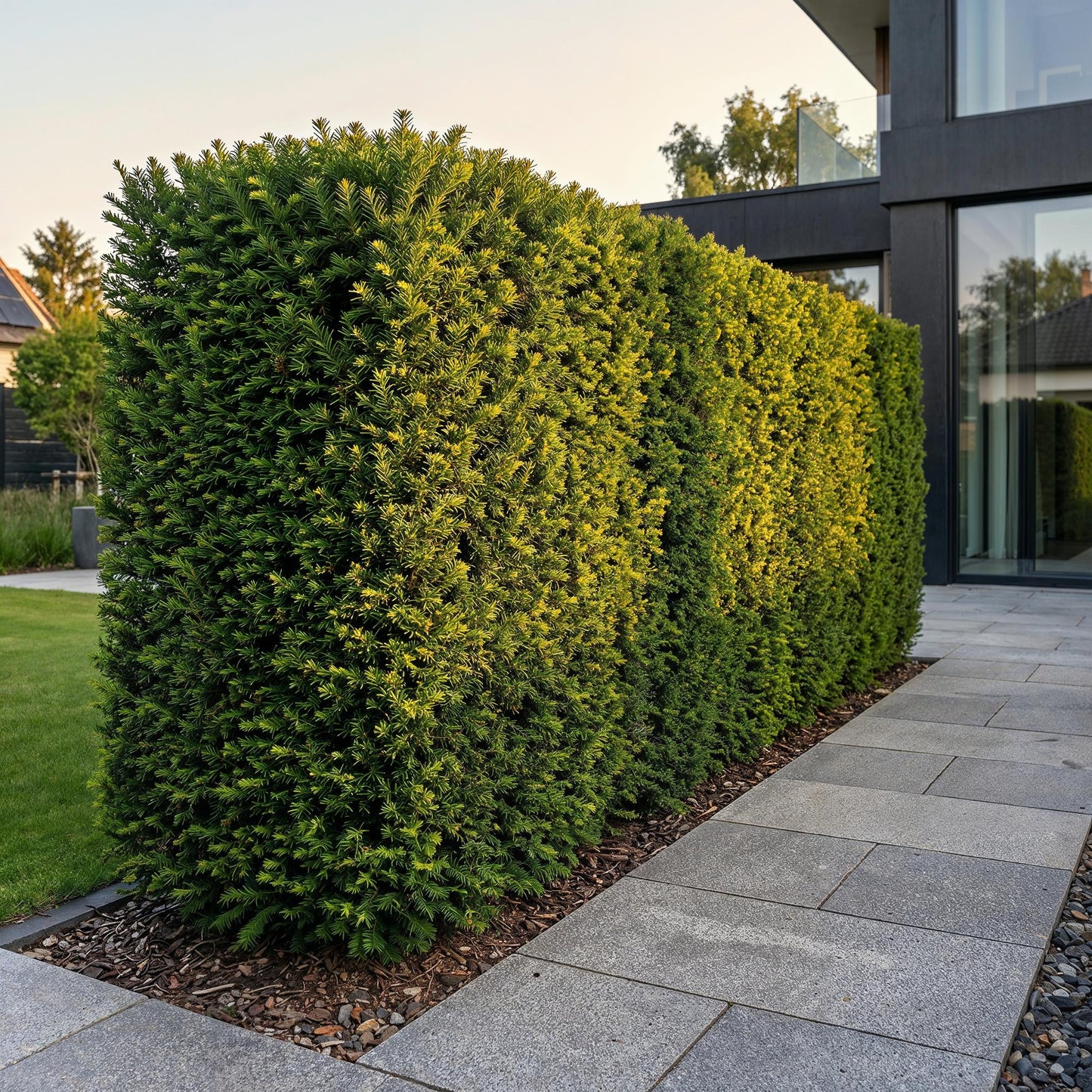 Green boutiQ - 40x Taxus baccata - Yew - Hedge Plants - Evergreen - Green - Pot 9cm - Height 20-30cm