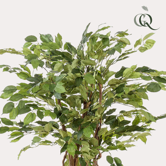 pianta artificiale - Ficus liana - Pianta a foglia di violino - 140 cm