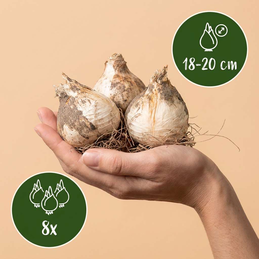 8x Allium Pinball Wizard - Aglio ornamentale Tovenaarsknikker - Viola - Fioritura estiva - Calibro bulbo 18/20