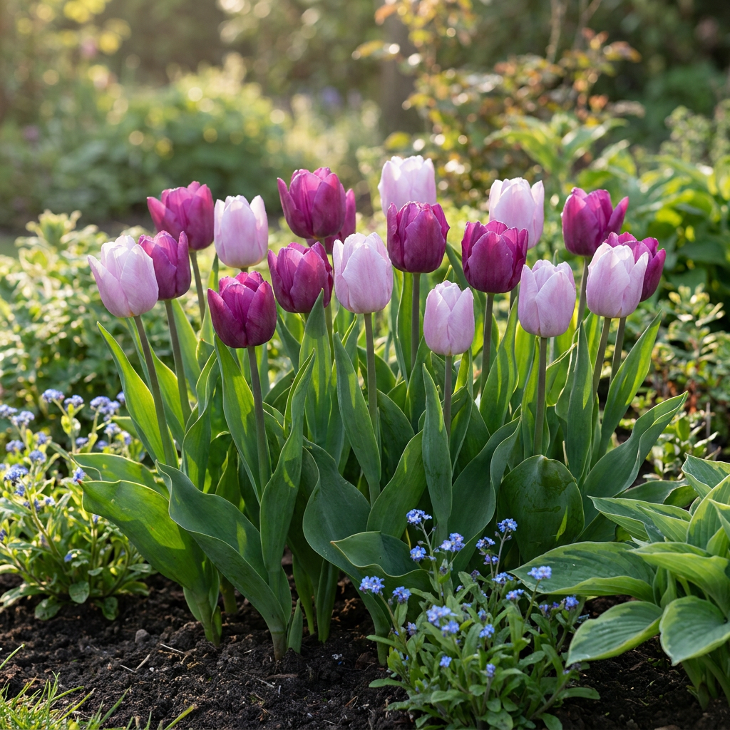 15x Tulipa Candy Purple Prince mix - Tulipano Candy Purple Prince mix - Varie - Fioritura primaverile - Misura bulbo 11/12