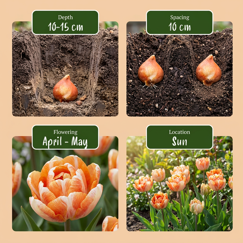 96x Tulipa Candle Light - Tulipano Candela - Varie - Fioritura primaverile - Misura bulbo 11/12