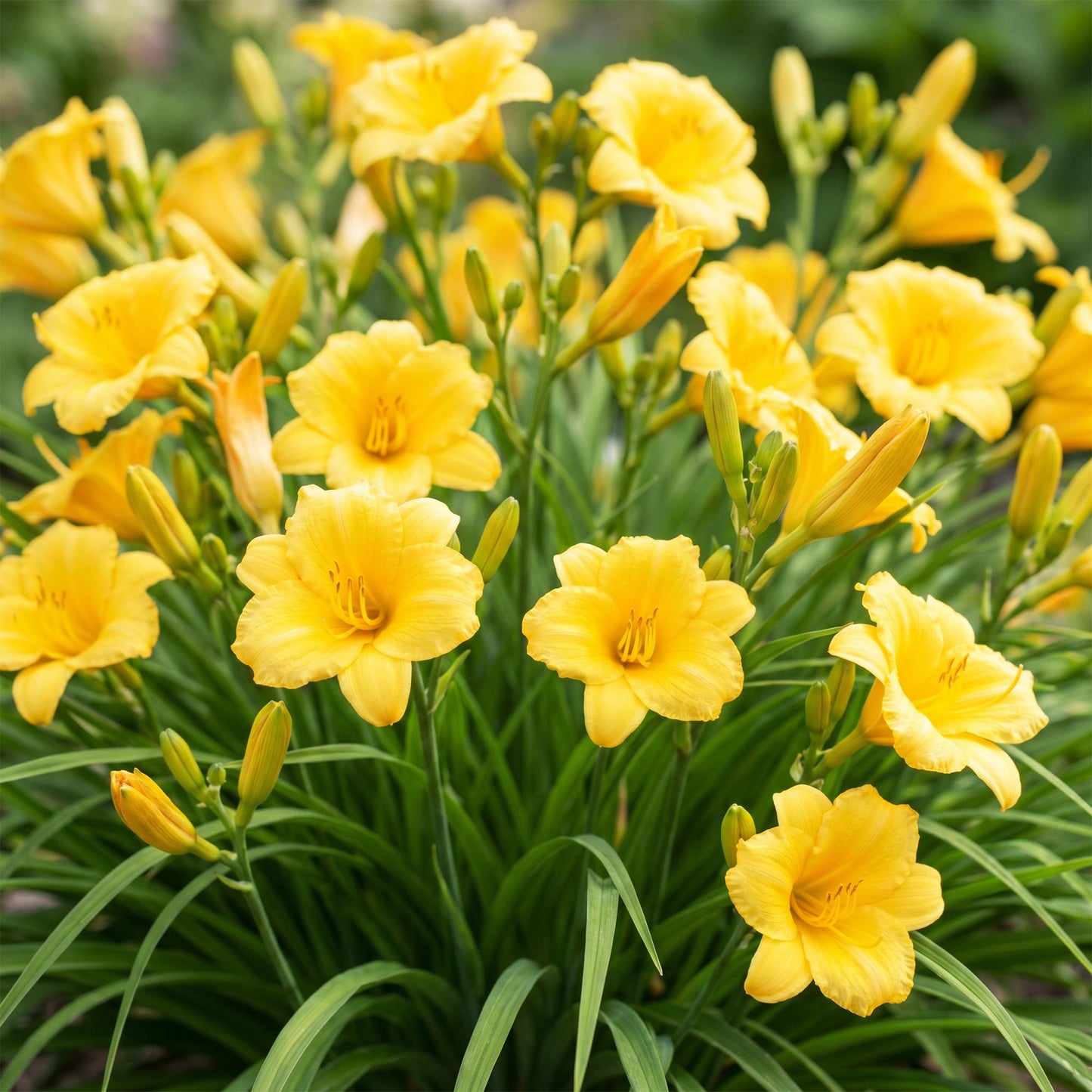 Vasteplant - Hemerocallis Stella d'Oro - Daglelie - Bijen en Vlinderlokkers - Geel - 1 Plant - Pot 11cm - Hoogte 15-25cm