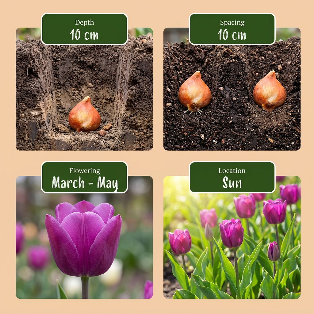 1000x Bulb Garden Mix - Mix di bulbi da giardino - Varie - Fioritura estiva - Calibro 10/12