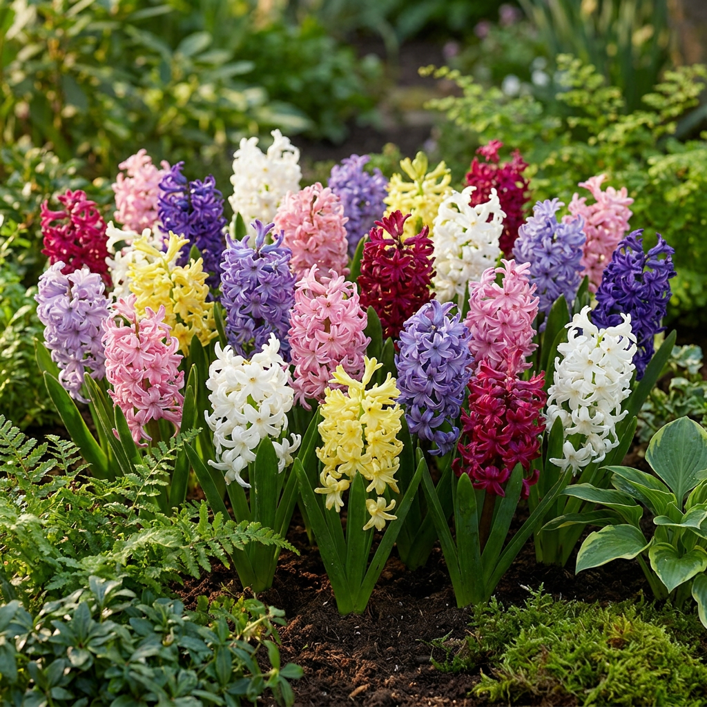 80x Hyacinthus mix - Mix di giacinti - Vari - Fioritura primaverile - Misura bulbo 14/15