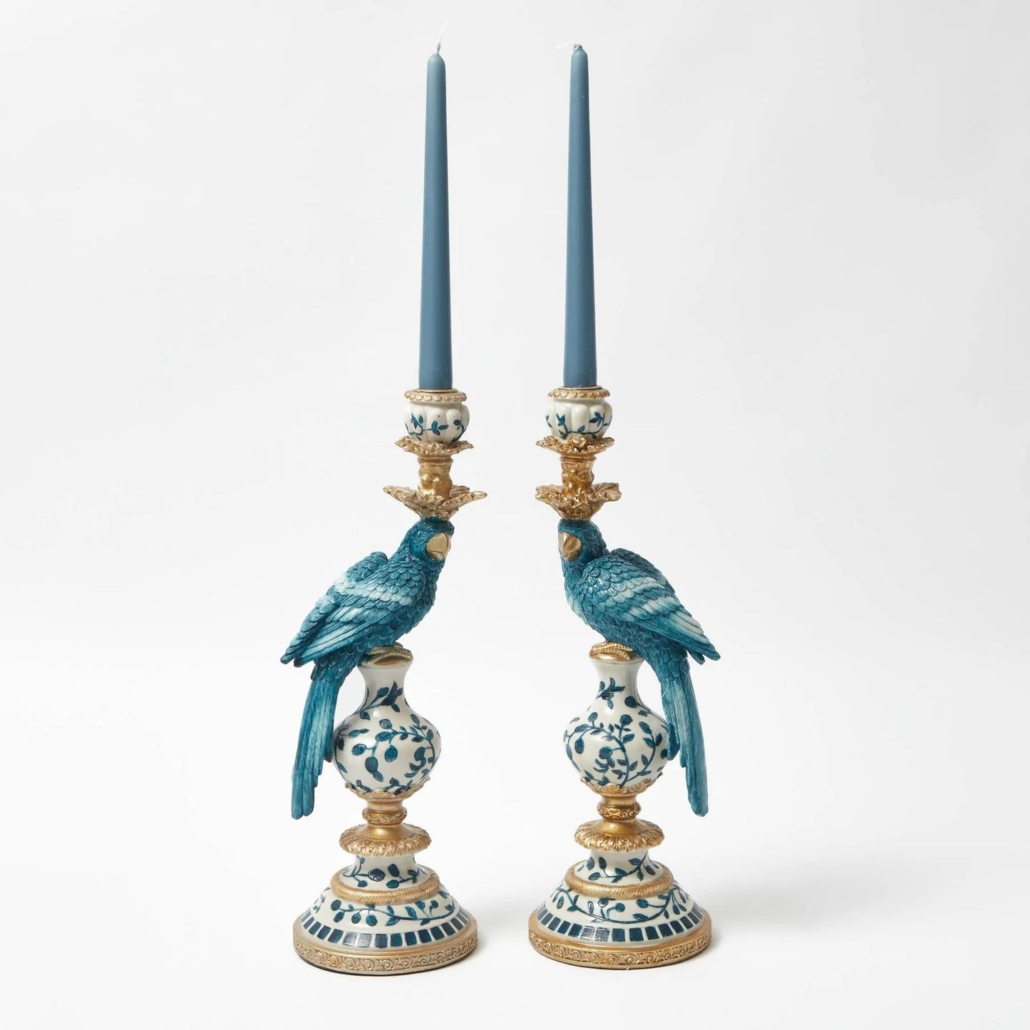Candlestick - Dutch Blue Parrot ↑ 40 cm - Left