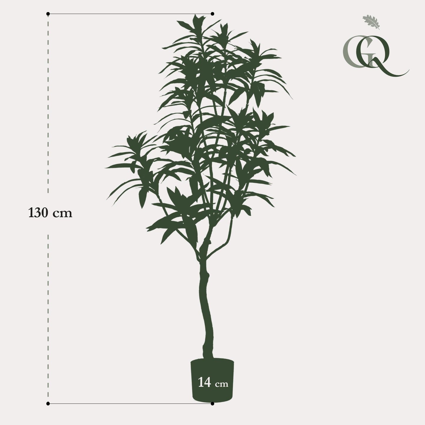 Artificial plant - Dracaena - Dragon tree - 130 cm