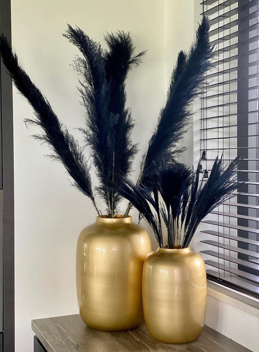 Vase glass - Gold - Artic - M - H35 W25