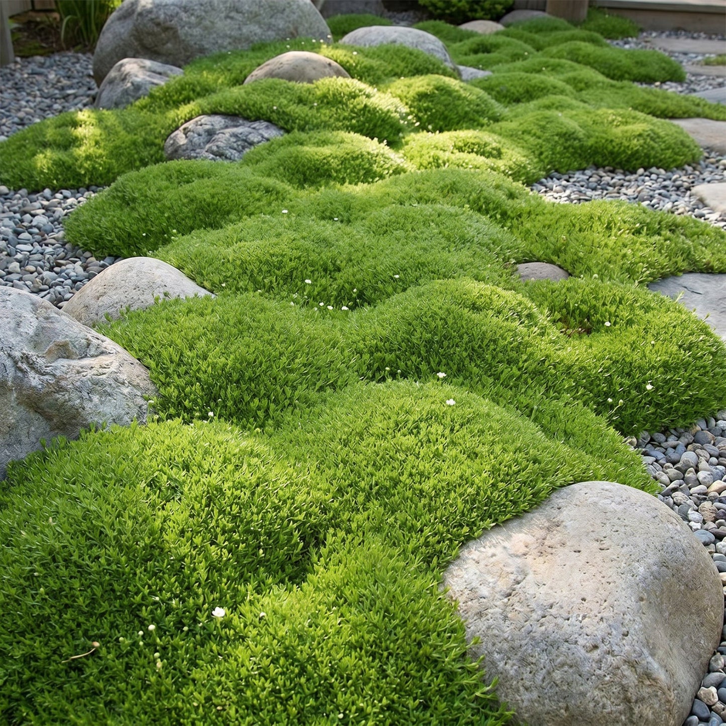 Vasteplant - Sagina subulata - Vetmuur - Rotsplanten - Wit - 24 Planten - Pot 11cm - Hoogte 15-25cm