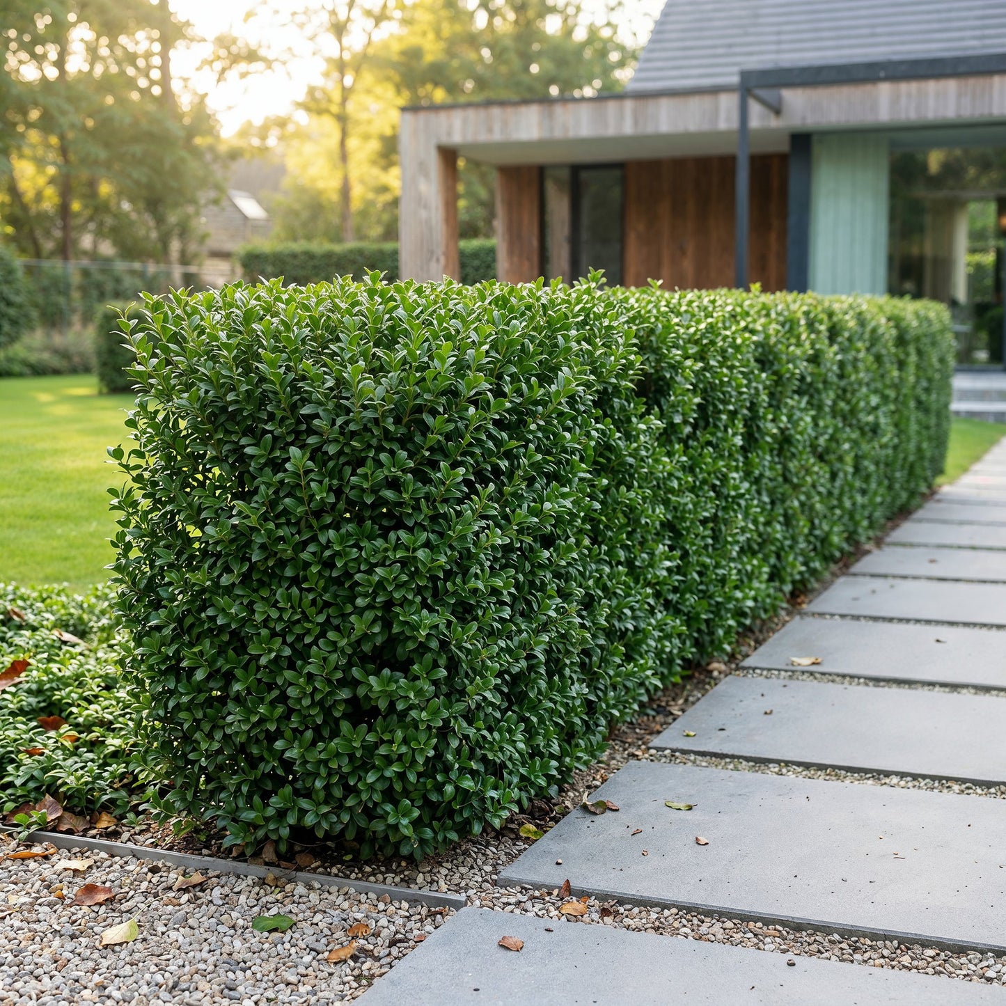 16x Ilex crenata 'Convexa' - Japanese Holly - Hedging Plants - Evergreen - Green - 9cm Pot - Height 20-30cm