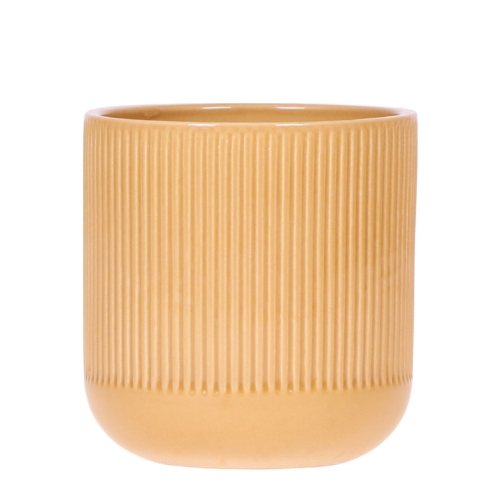 Hummingbird Home | Vaso decorativo Flare - Ocra - Ø9cm