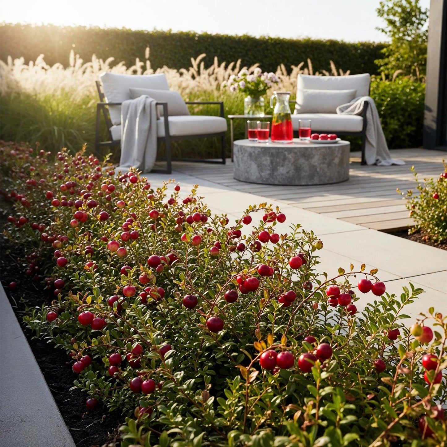 Green boutiQ - Fruit Plants - Blueberry - Vaccinium macrophylla Early Black - Winter Hardy - 3 Plants - 9 cm Pot - Dark Red Berry