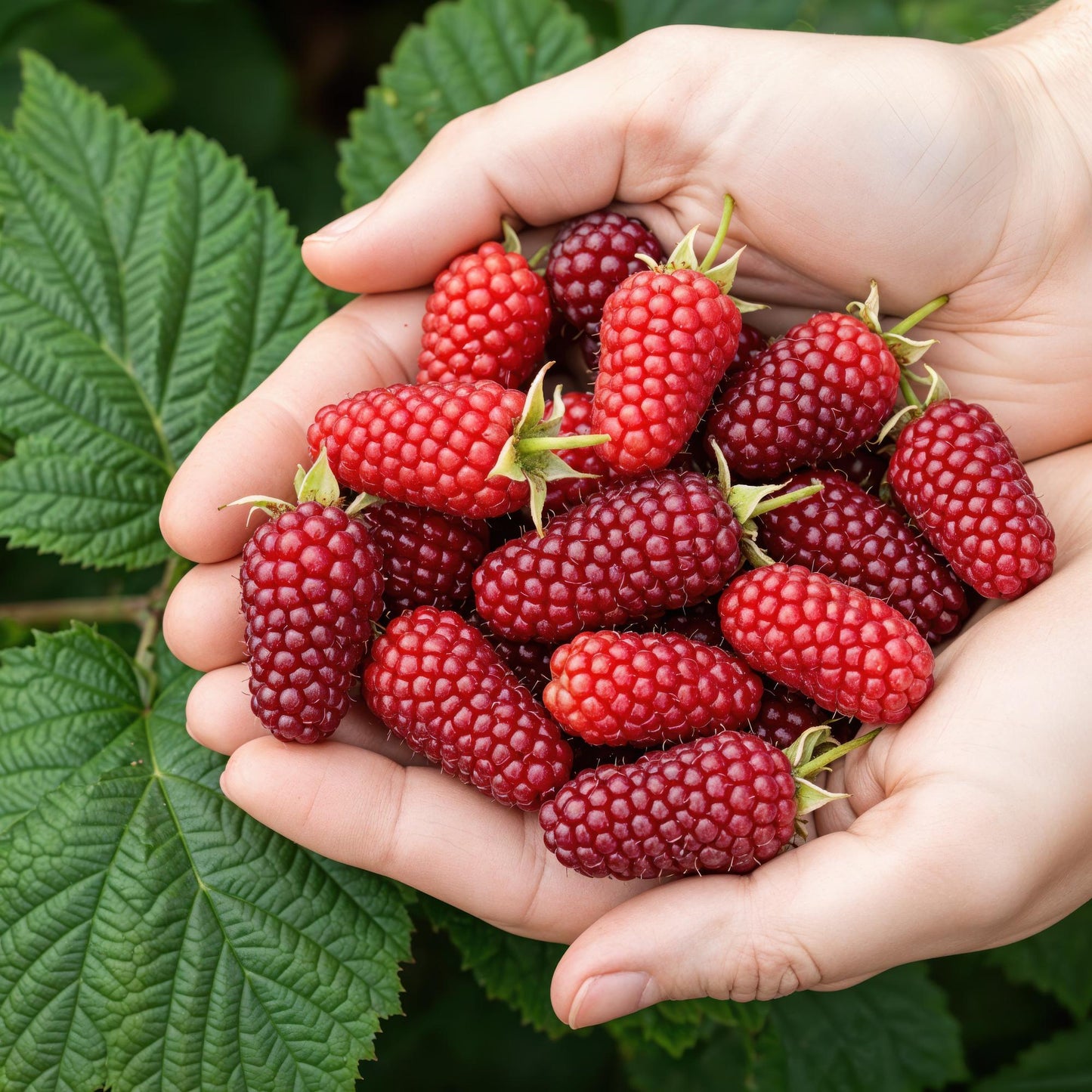 Fruitplanten - Taybes - Rubus Tayberry - Winterhard - 6 Planten - Pot 9 cm - Rode Bes