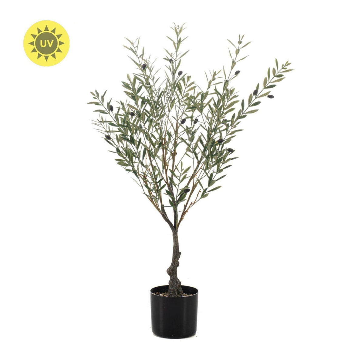 Olivier artificiel résistant aux UV en pot – 90 cm