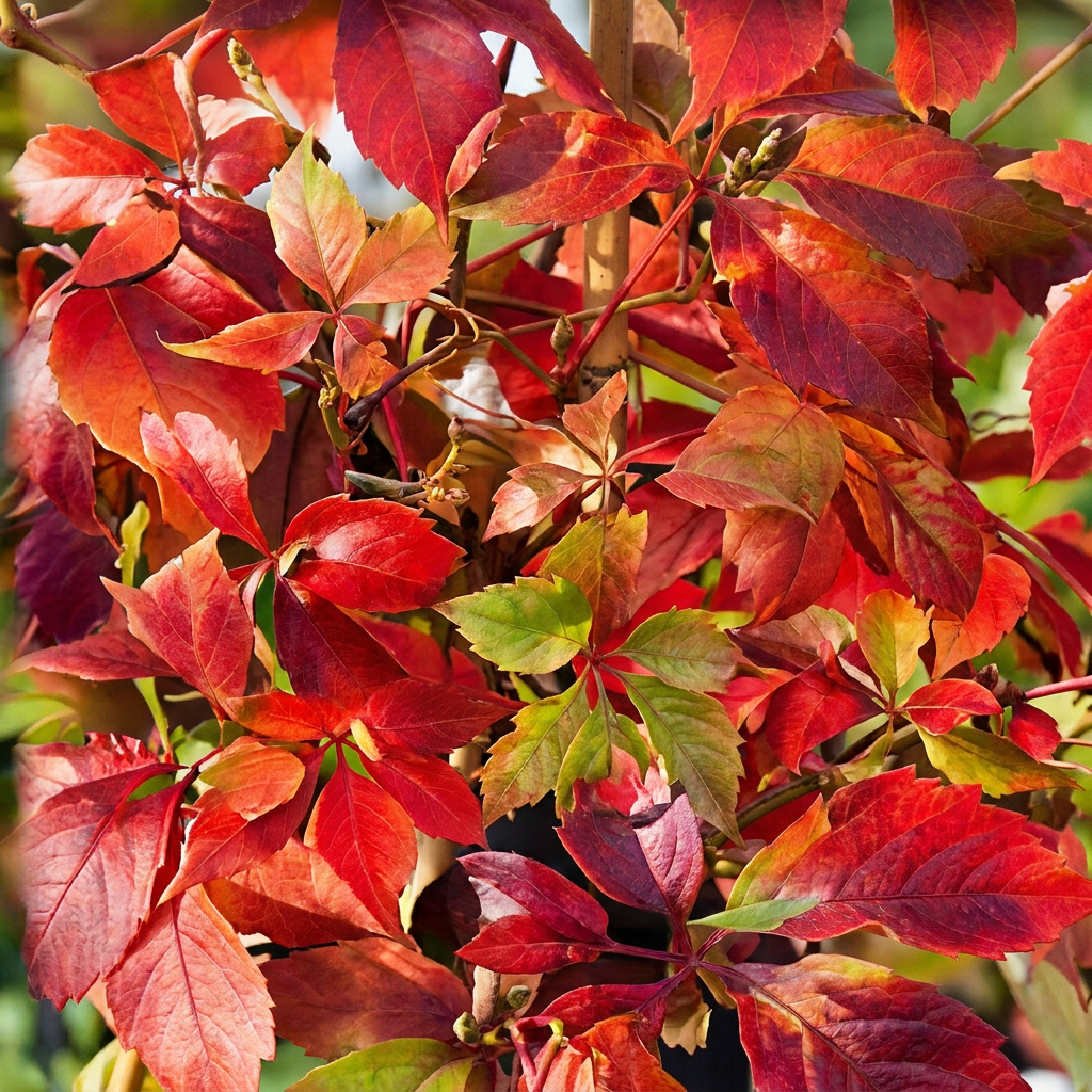 2x Parthenocissus quin. 'Engelmannii' - Vite americana - Giallo - Verde - Pianta rampicante - Ø9cm - ↕35cm