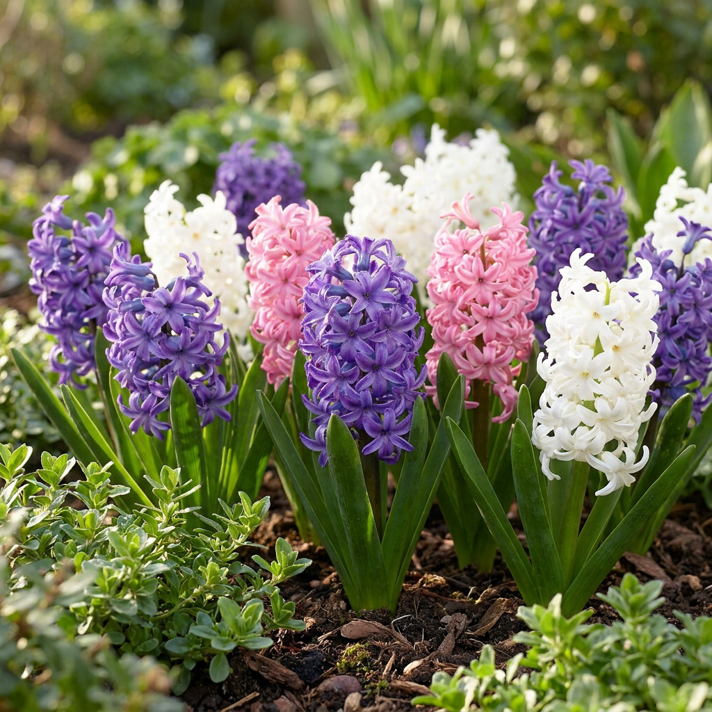 80x Hyacinthus Pastel mix - Giacinto mix Pastello - Pastello - Fioritura primaverile - Calibro 14/15