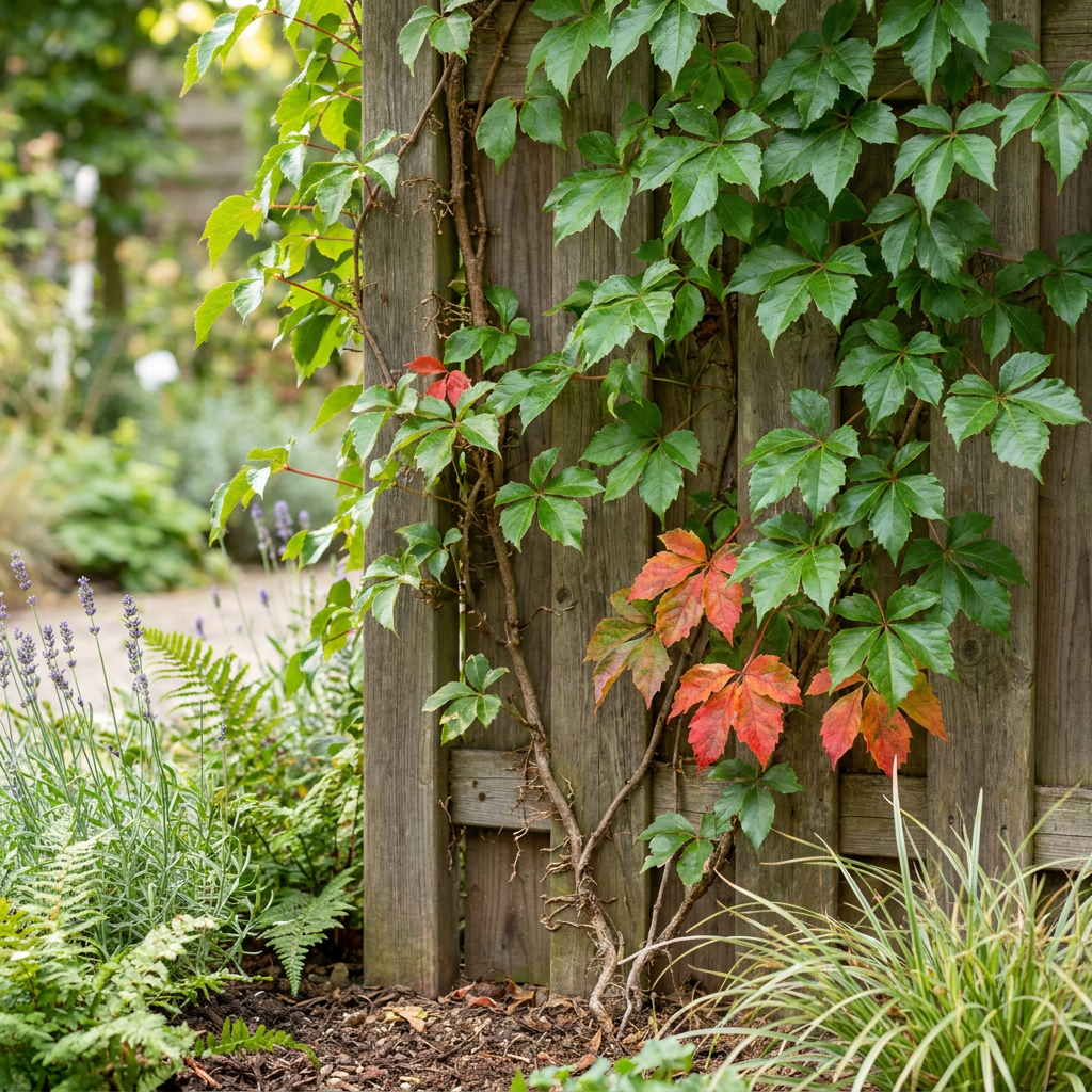 2x Parthenocissus tr. 'Veitchii Boskoop' - Wilde wingerd - Geel - Groen - Klimplant - Ø9cm - ↕35cm