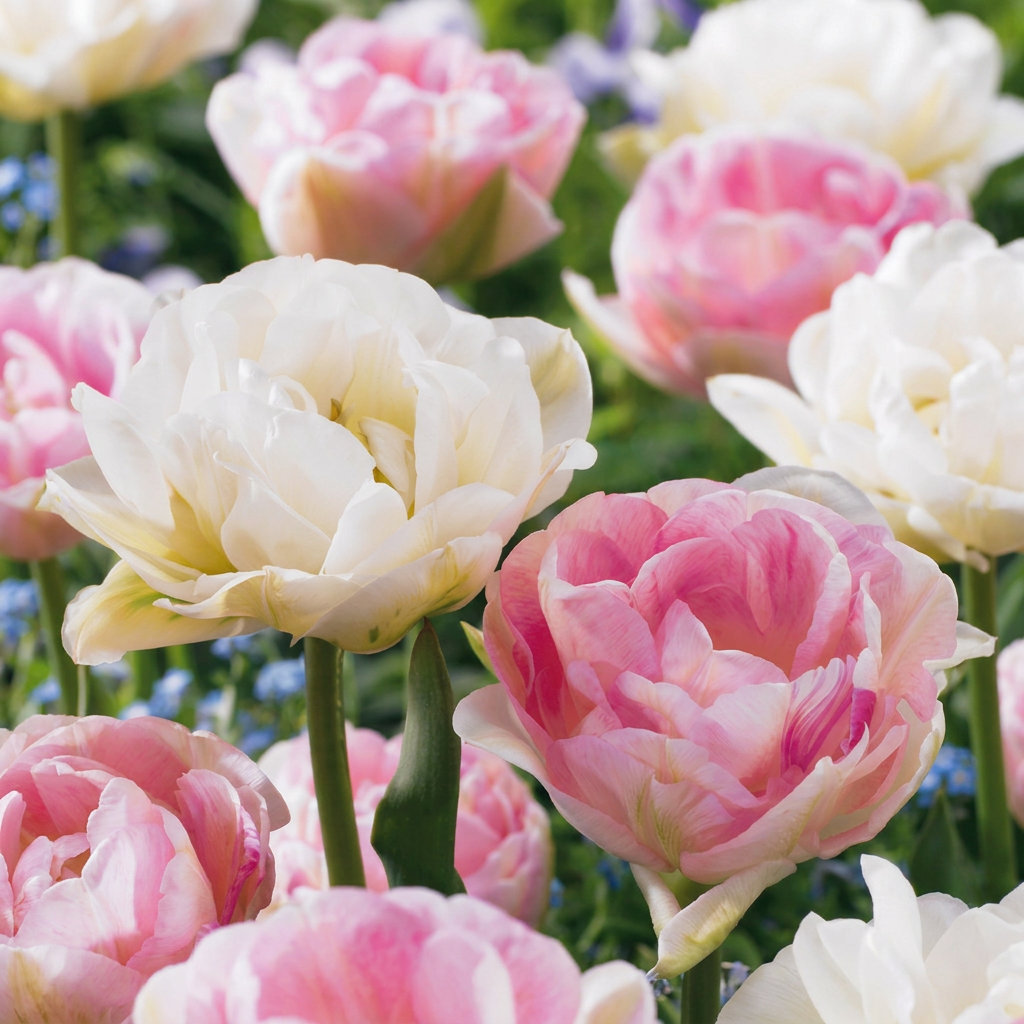 96x Tulipa Double Sensation - Gevulde tulp - Diversen - Voorjaarsbloeier - Bolmaat 11/12