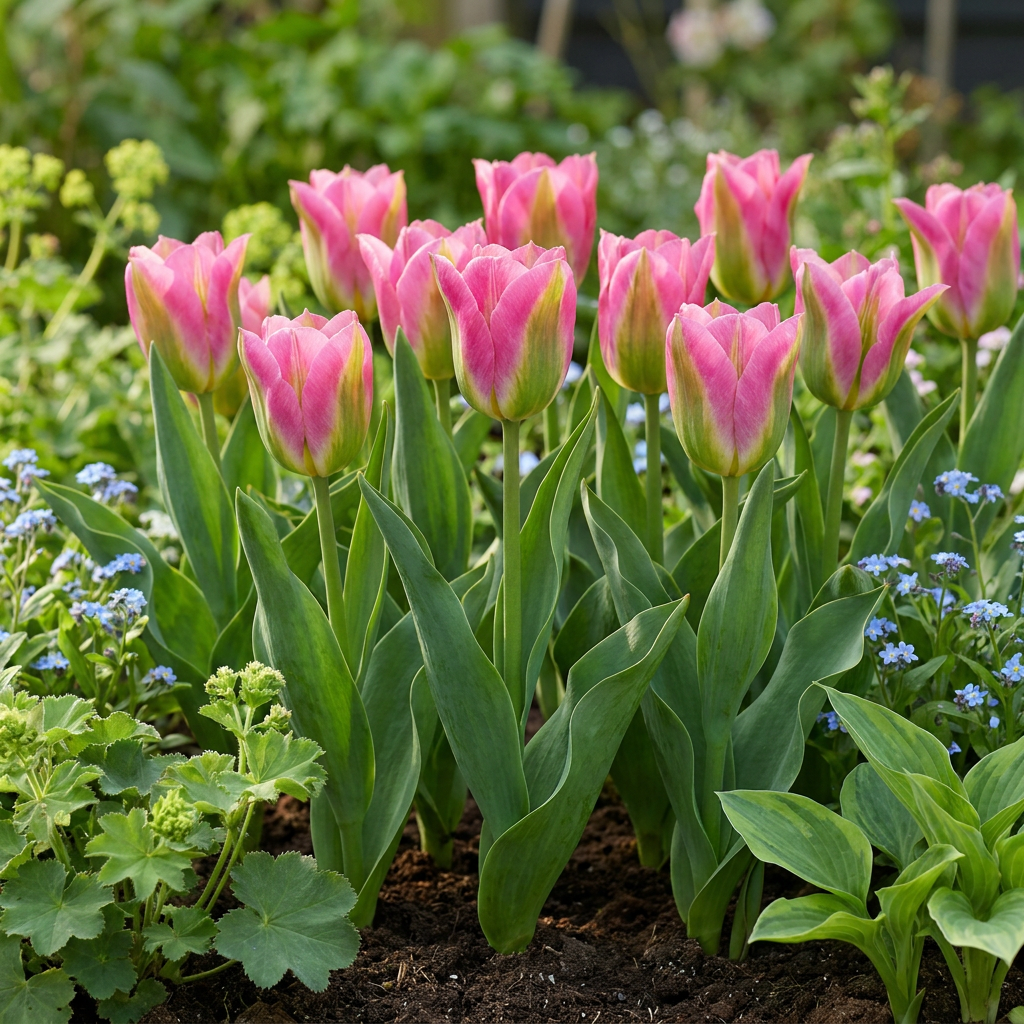 24x Tulipa Striped Crown - Tulipano Corona Striato - Varie - Fioritura primaverile - Calibro 11/12