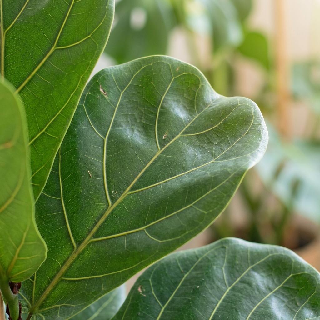 Ficus Lyrata with Potter pot grey - 80cm - Ø21