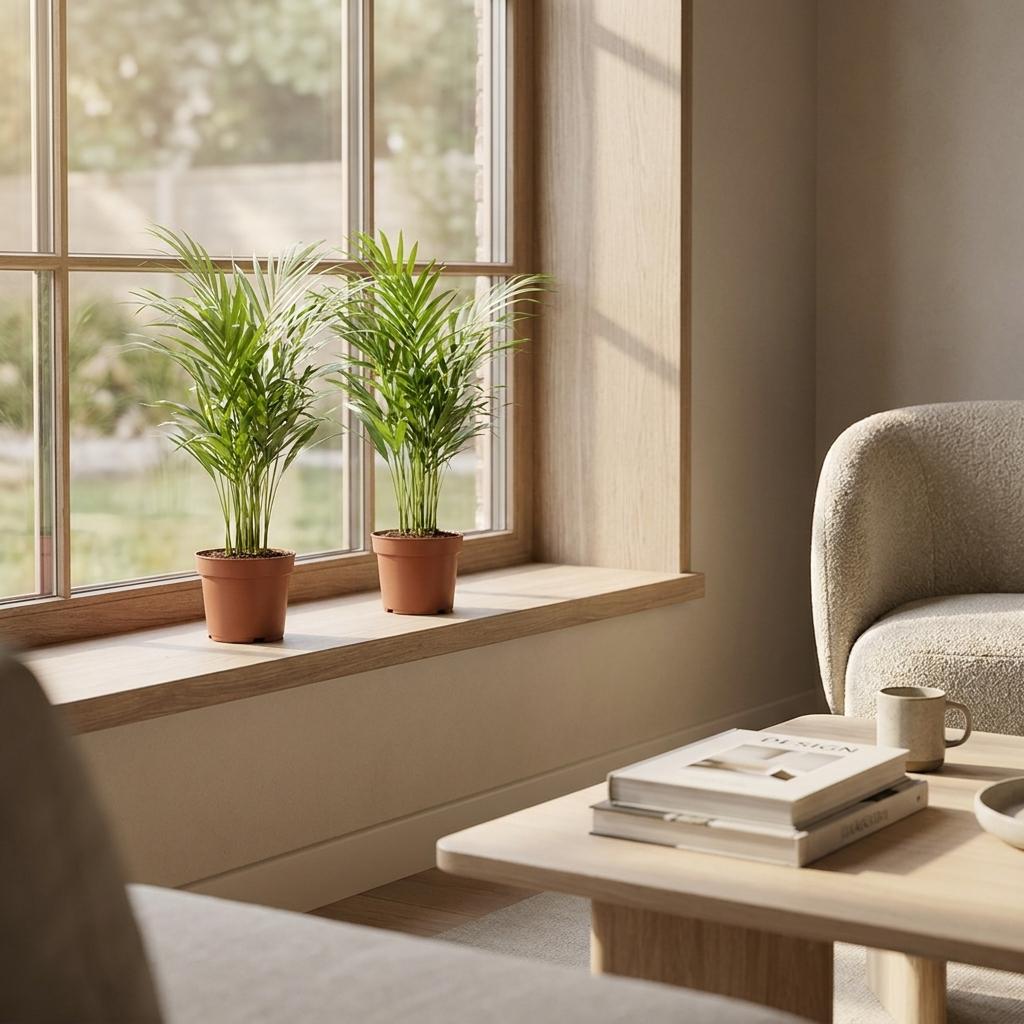 Areca Lutescens - Palma d'oro - 1 Pianta - Vaso 12cm - Altezza - 45cm