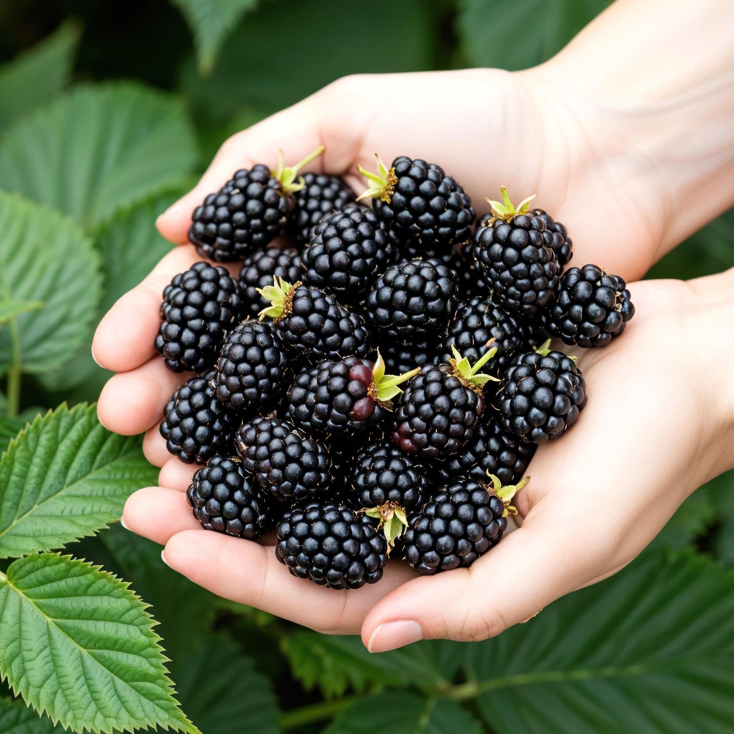 Fruitplanten - Doornloze Braam - Rubus Thornfree - Winterhard - 6 Planten - Pot 9 cm - Zwarte Braam