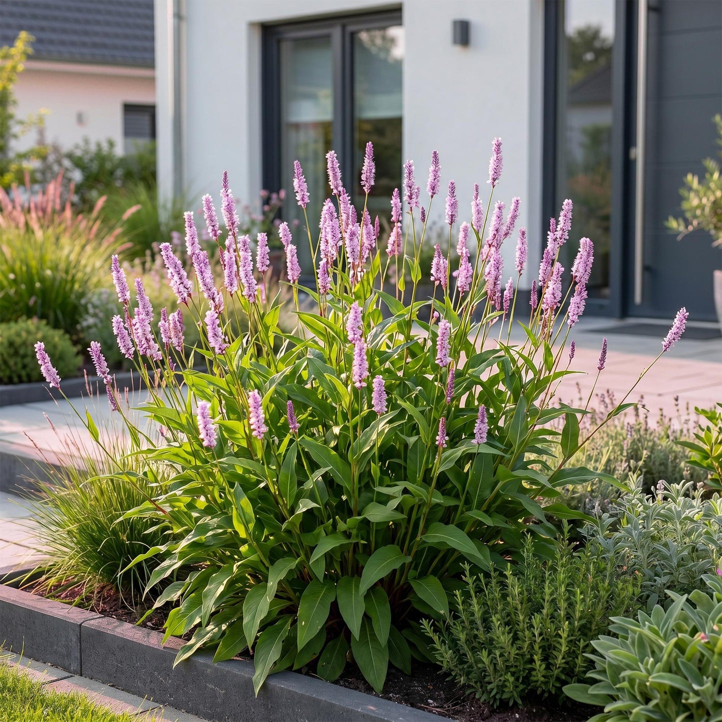 Vasteplant - Persicaria ampl. Rosea - Duizendknoop - Schaduw - Roze - 6 Planten - Pot 11cm - Hoogte 15-25cm