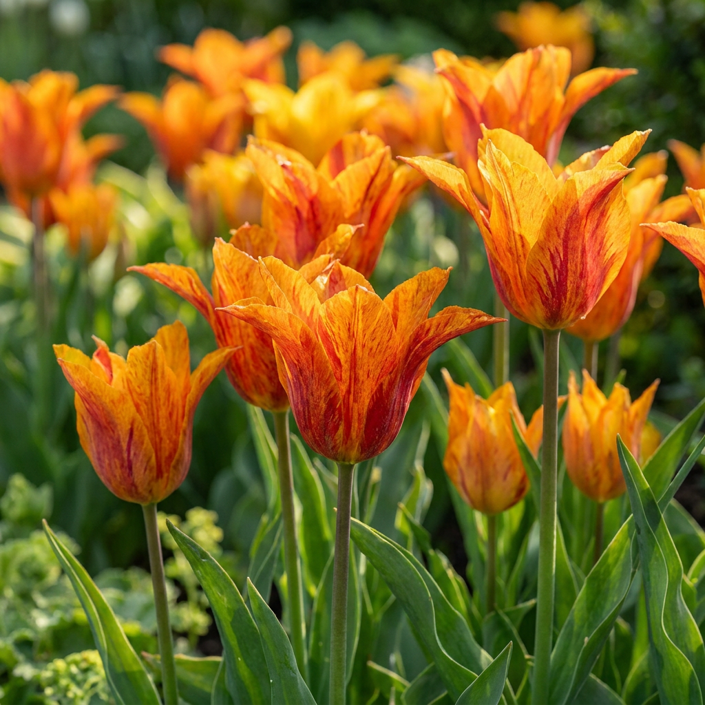48x Tulipa Vendeeglobe - Tulip Vendeeglobe - Yellow - Spring flowering - Bulb size 11/12