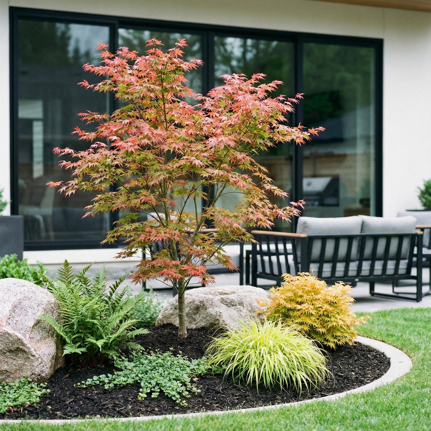 Garden Plant - Acer palmatum Beni Maiko - Japanese Maple - Deciduous - Red - 1 - Pot 26cm - Height 90cm