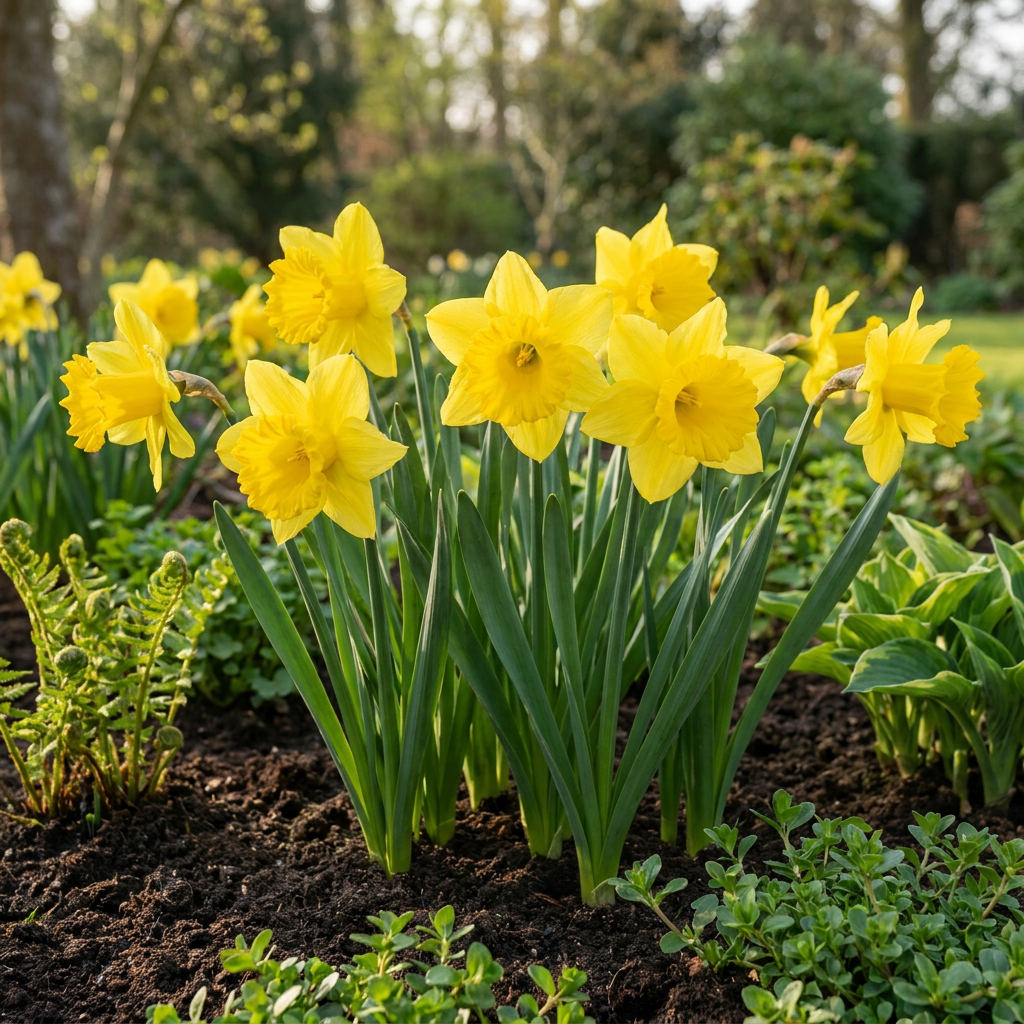 320x Narcissus Giallo - Narciso giallo - Giallo - Fioritura primaverile - Calibro 10/12