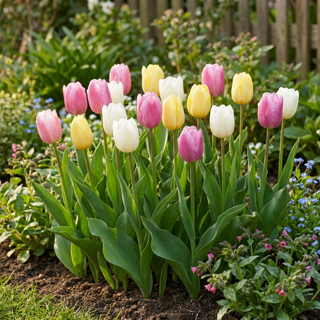 12x Tulipa Sorbet mix - Tulipano Sorbet mix - Varietà - Fioritura primaverile - Calibro bulbo 11/12