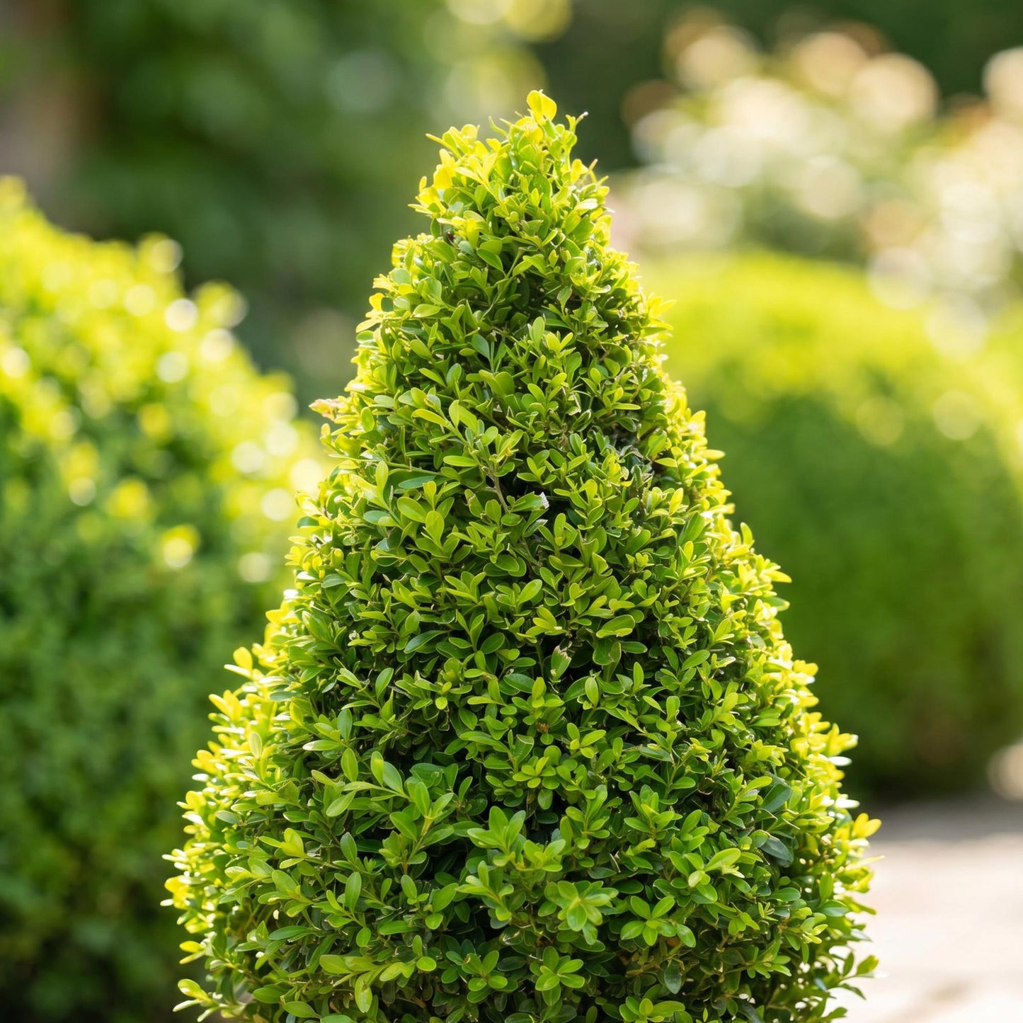 Buxus Pyramide - BetterBuxus Skylight - Resistant tegen de Buxus Schimmel - 1 Plant - Pot 23cm Hoogte 60-70cm