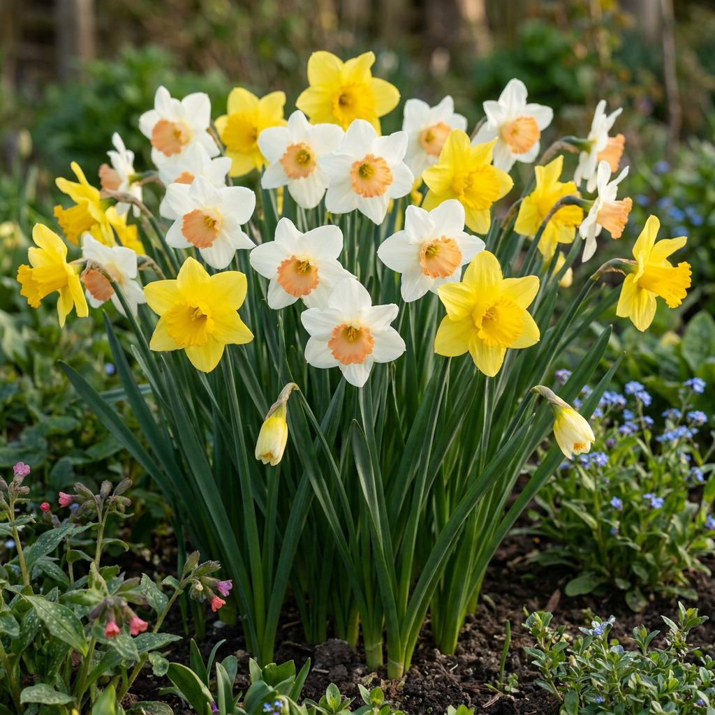 40x Narcissus mix - Narcisi misti - Diversi - Fioritura primaverile - Calibro bulbo 10/12