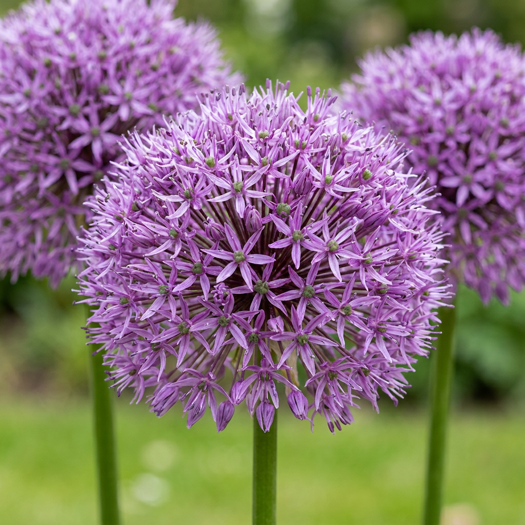 64x Allium Gladiator - Cipolla ornamentale - Viola - Fioritura estiva - Calibro bulbo 16/18