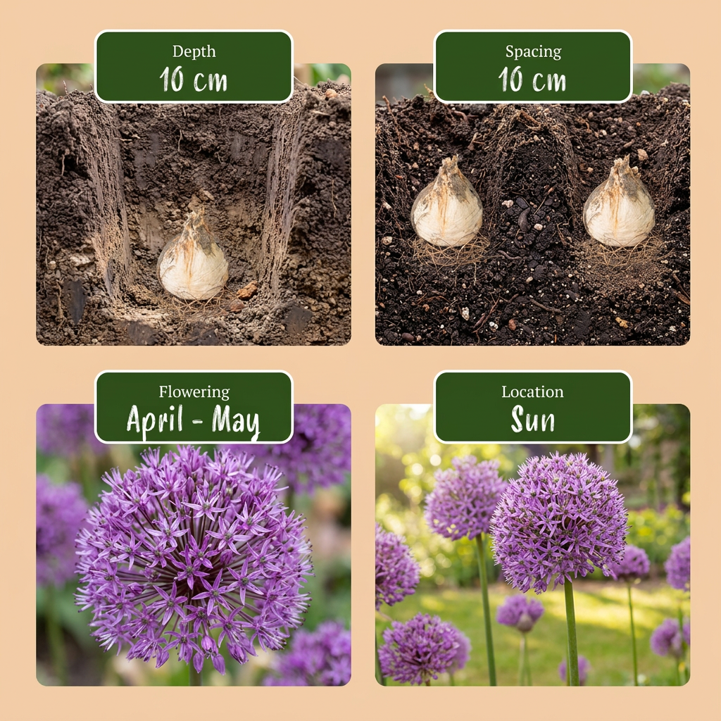 160x Bulb Garden Allium - Bollentuinsierui - Diversen - Zomerbloeier - Bolmaat 10/12