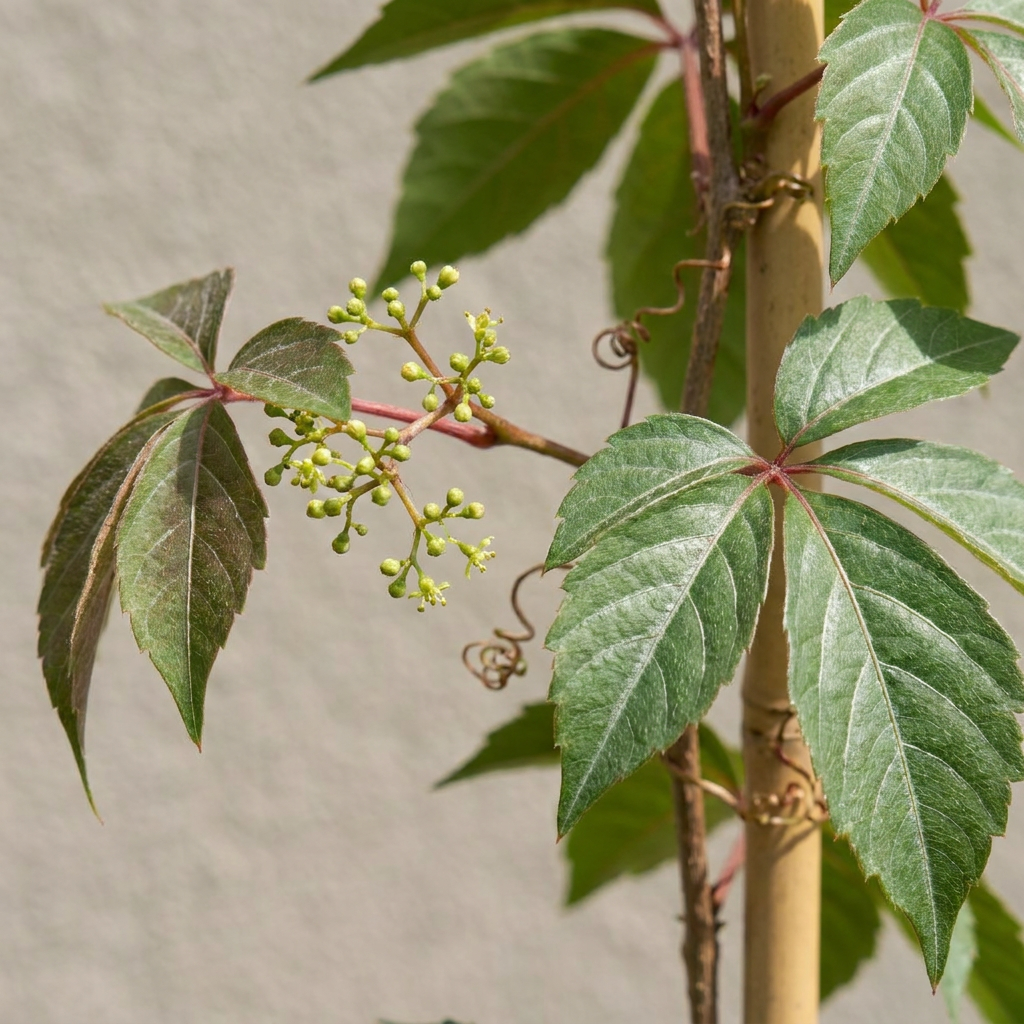 2x Parthenocissus henryana - Vite del Canada - Verde - Pianta rampicante - Ø9cm - ↕35cm