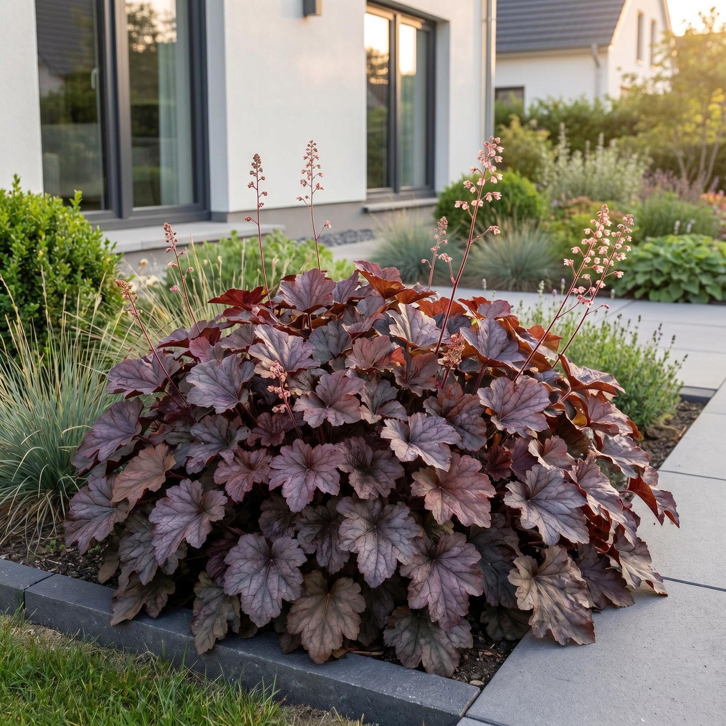 Perennial - Heuchera micr. Palace Purple - Coral Bells - Shade - Purple - 12 Plants - Pot 11cm - Height 15-25cm
