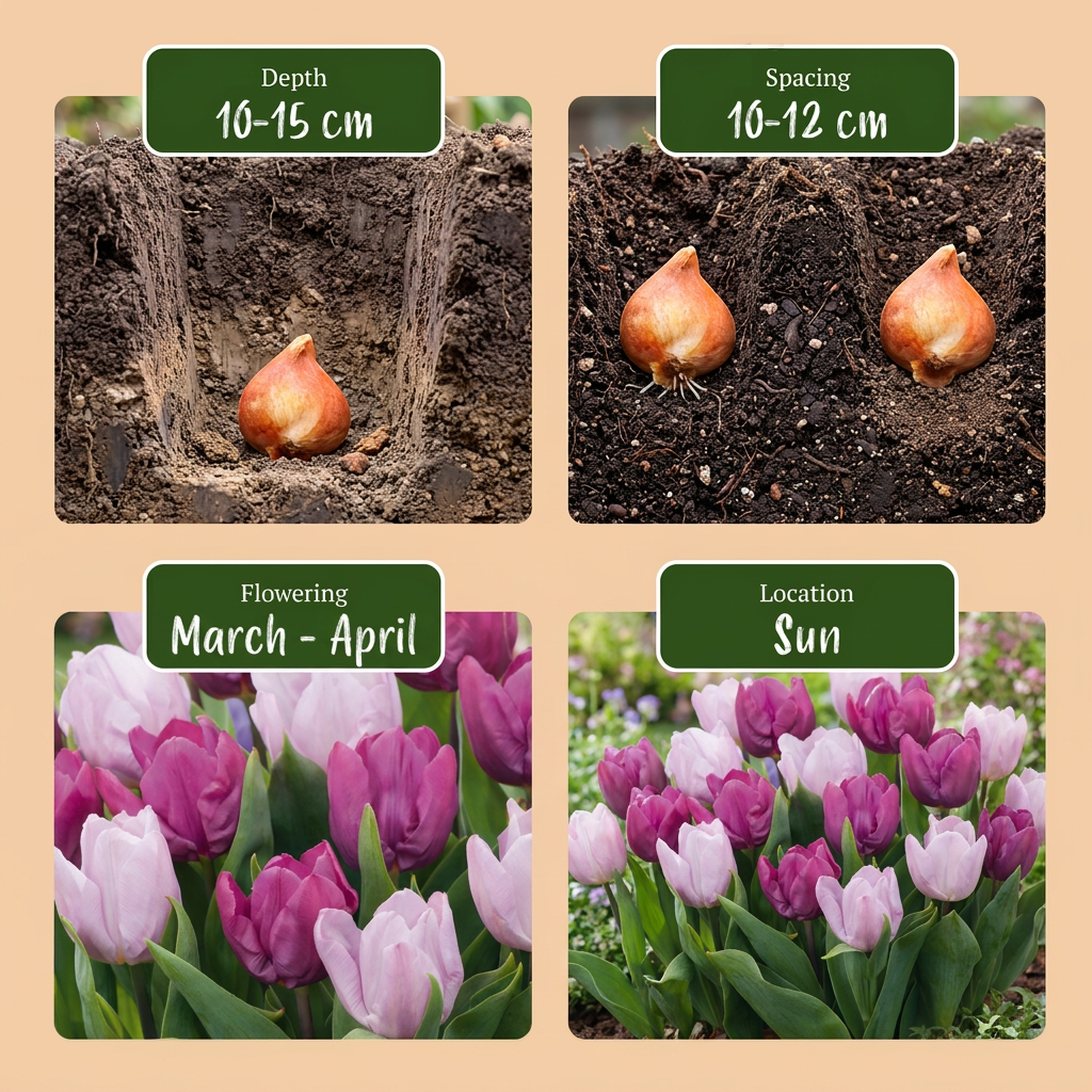 160x Tulipa Prince mix - Tulp Prince mix - Diversen - Voorjaarsbloeier - Bolmaat 11/16