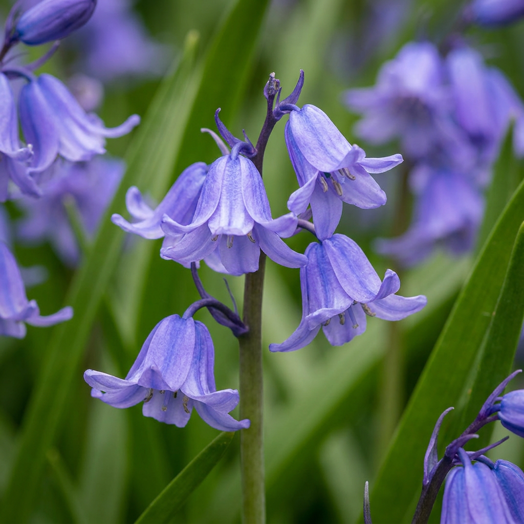 160x Hyacinthoides non Scripta - Giacinto selvatico - Blu - Bulbo da naturalizzazione - Dimensione del bulbo 7/8