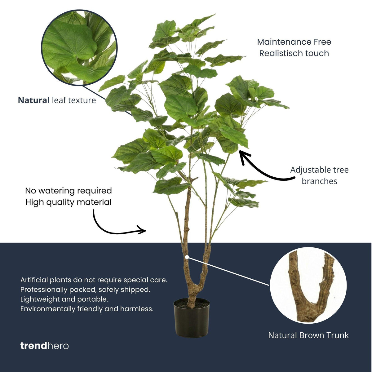 Künstlicher Ficus Umbrella – 125 cm