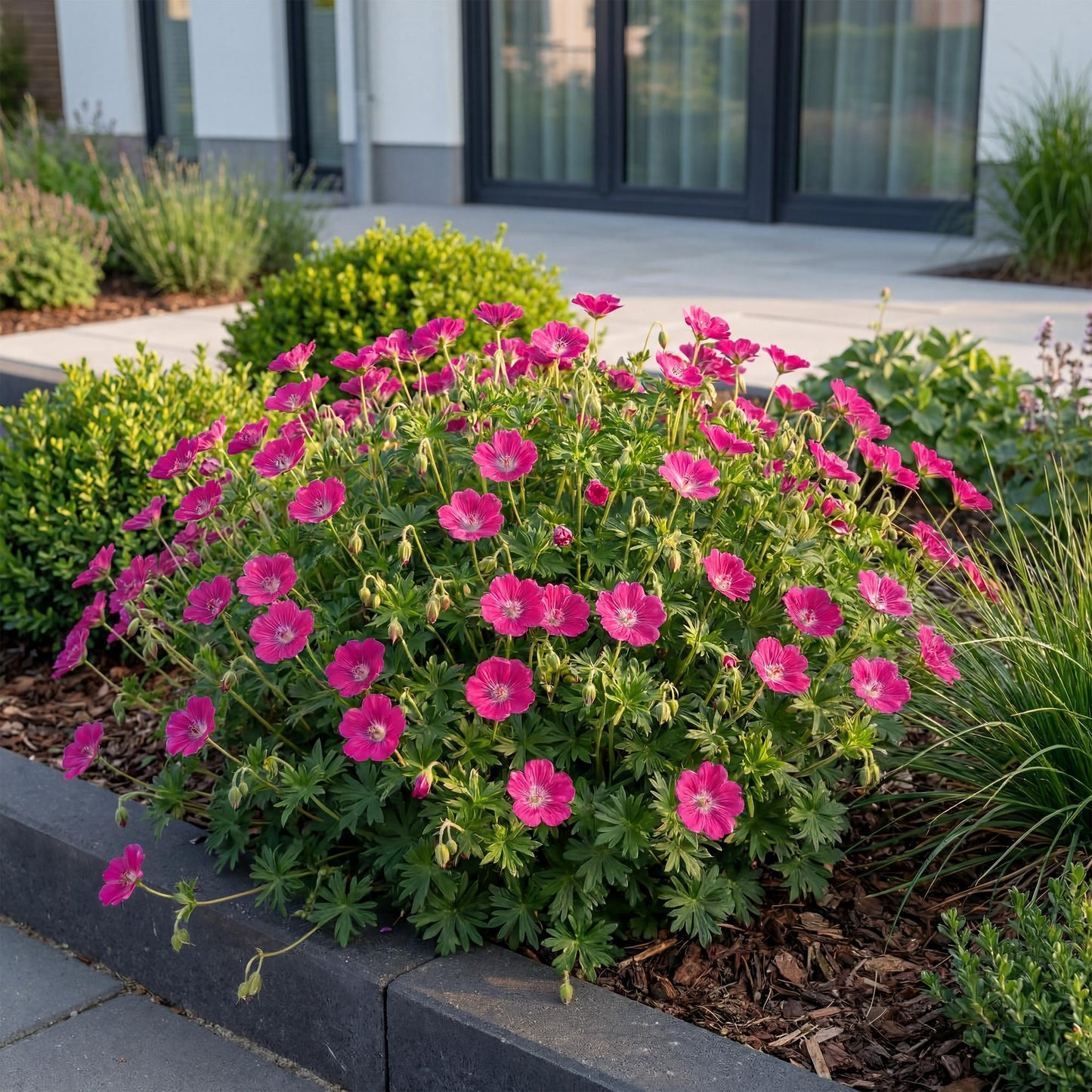 Vasteplant - Geranium sang. Max Frei - Ooievaarsbek - Bodembedekkend - Roze - 12 Planten - Pot 11cm - Hoogte 15-25cm